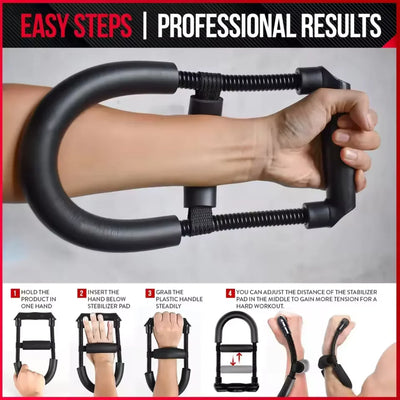 Arm Wrist Exerciser – Adjustable Hand Gripper & Forearm Strength Trainer